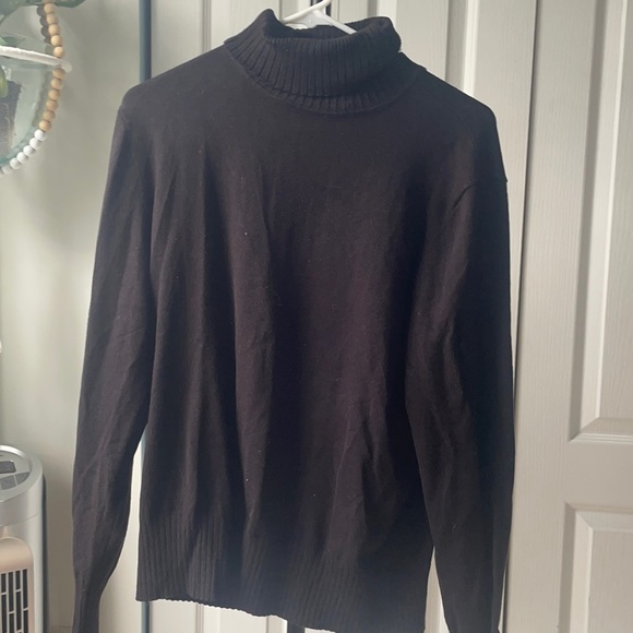 Tru Xl Turtleneck Sweater Black 